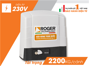 Cổng trượt lùa tự động KIT G30 Roger – Italia