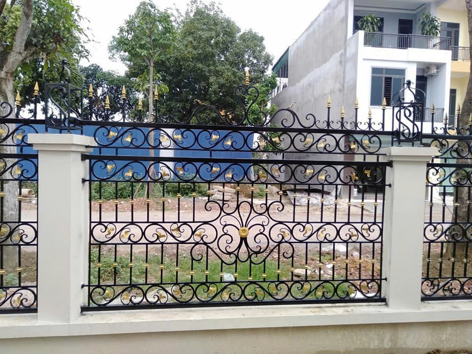 Hàng rào sắt mỹ thuật 02