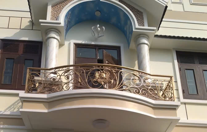 Ban công sắt mỹ thuật 08