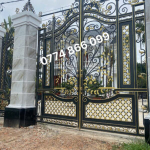 Cổng sắt mỹ thuật 02