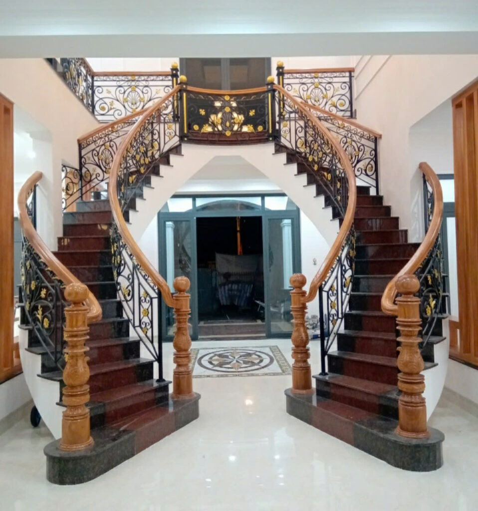 Cầu thang sắt mỹ thuật 07